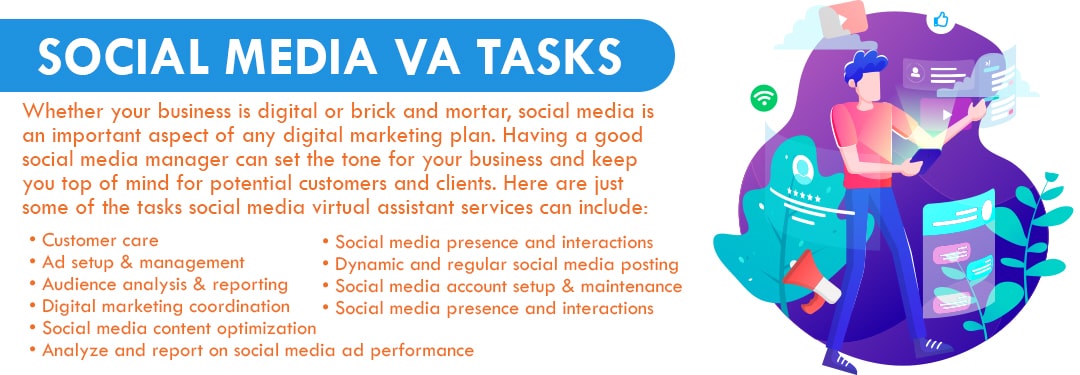 Virtual assistant for social media marketing