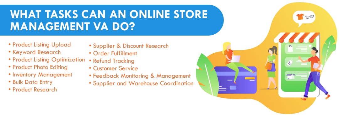 Online Store Management Virtual Assistant - Trợ lý ảo quản lý cửa hàng trực tuyến: Bạn đang vất vả trong việc quản lý cửa hàng trực tuyến của mình? Đừng lo lắng, hãy tham gia ngay vào dịch vụ của trợ lý ảo để giúp bạn quản lý cửa hàng trực tuyến một cách thuận tiện và thông minh nhất. Hãy đưa cửa hàng của bạn lên tầm cao mới, tăng doanh số và kinh doanh hiệu quả hơn.