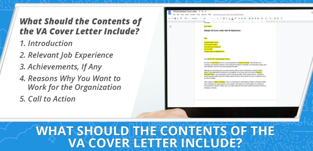 what should a VA cover letter include