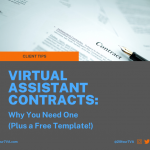 Featured image for the article Virtual Assistant Contracts: Why You Need One Plus Free Templates by 20four7VA.com