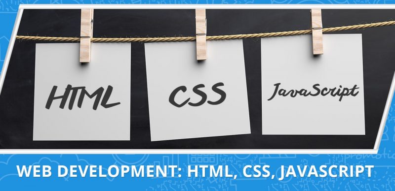 an image with a text that shows web development courses