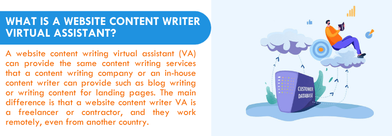 website content writer