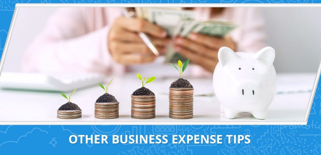Image with the text other business expense tips