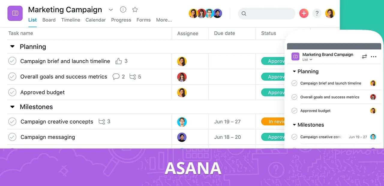 Free Productivity Apps Asana