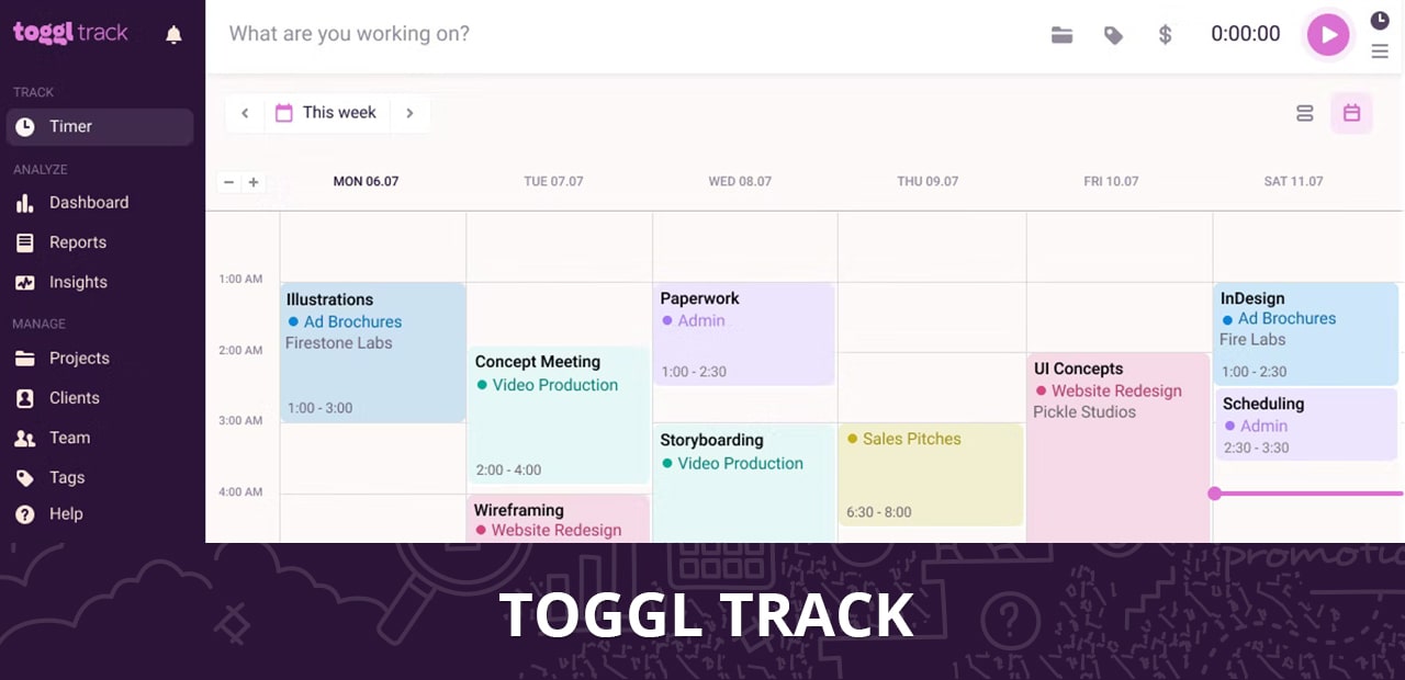 Free Productivity Apps Toggl Track
