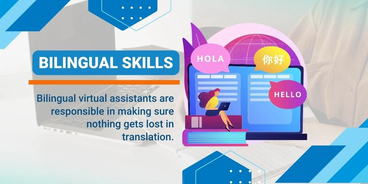 bilingual virtual assistant skills