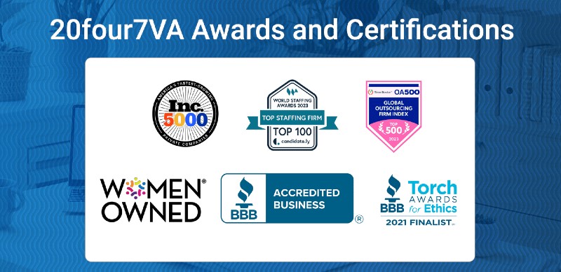 20four7VA awards and certifications