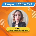 People of 20four7VA Luisa Client Endorsement Specialist