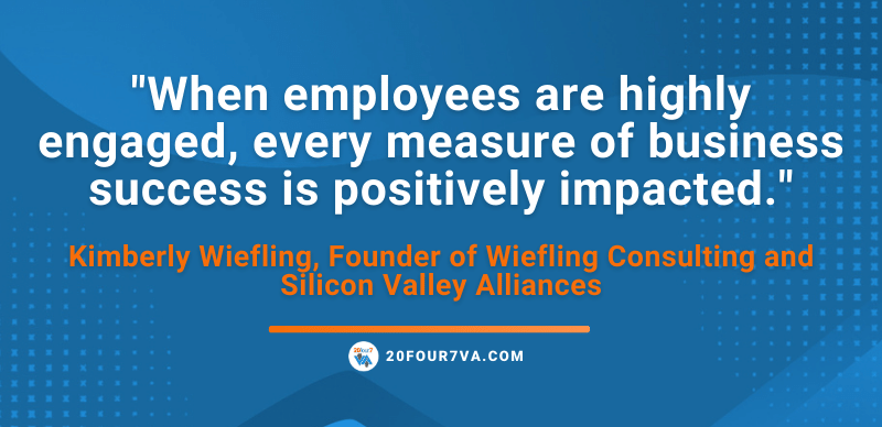 When employees are highly engaged, every measure of business success is positively impacted