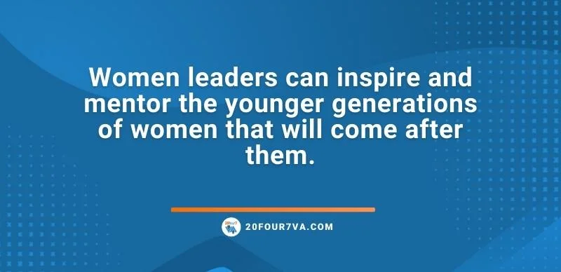 Women leaders can inspire