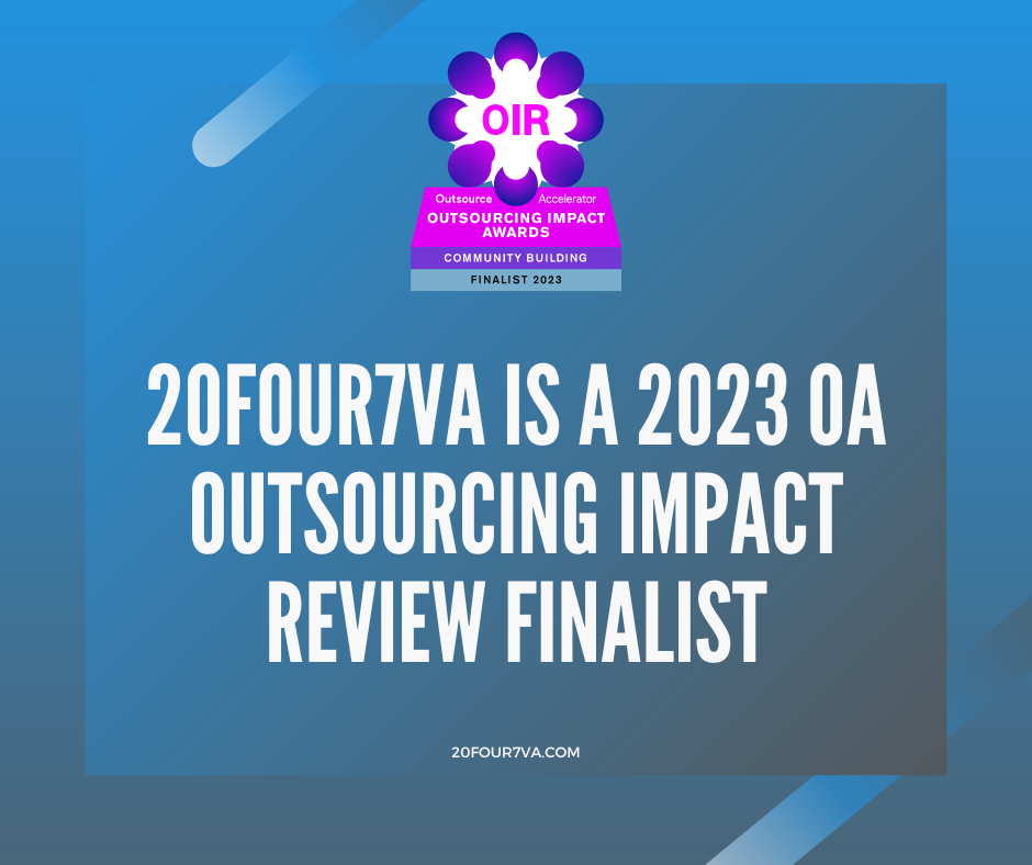 20four7VA is a 2023 OA Outsourcing Impact Review Finalist - 20four7VA