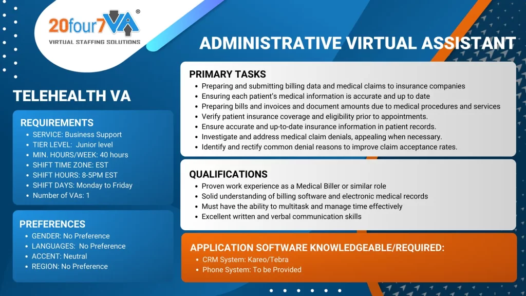 Administrative Telehealth VA Job Description