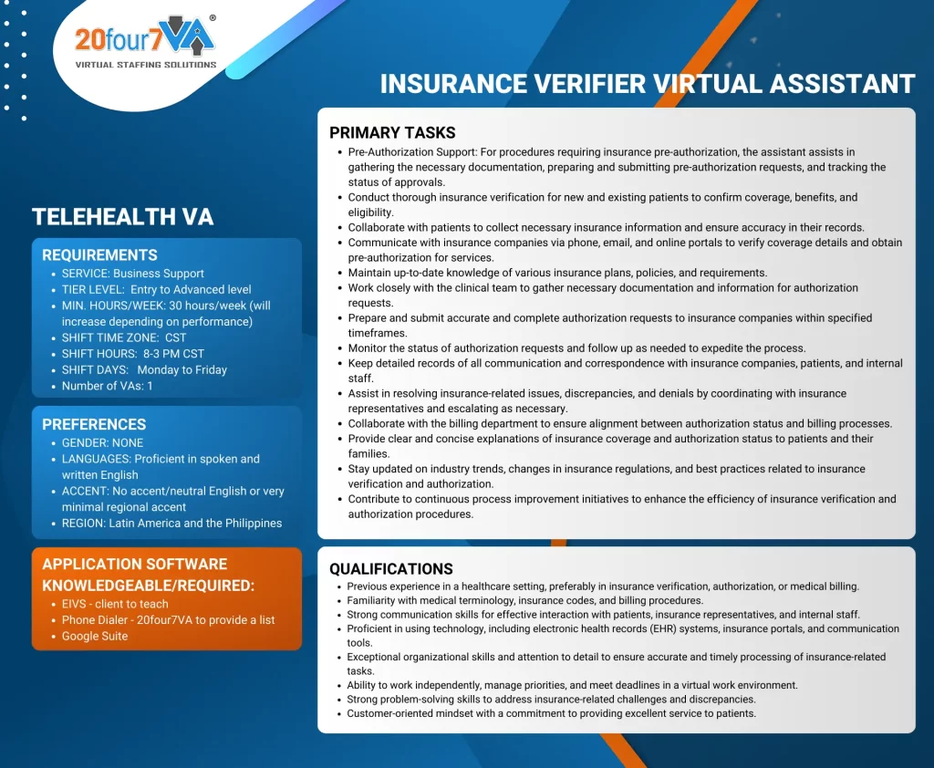Insurance Verifier Virtual Assistant
