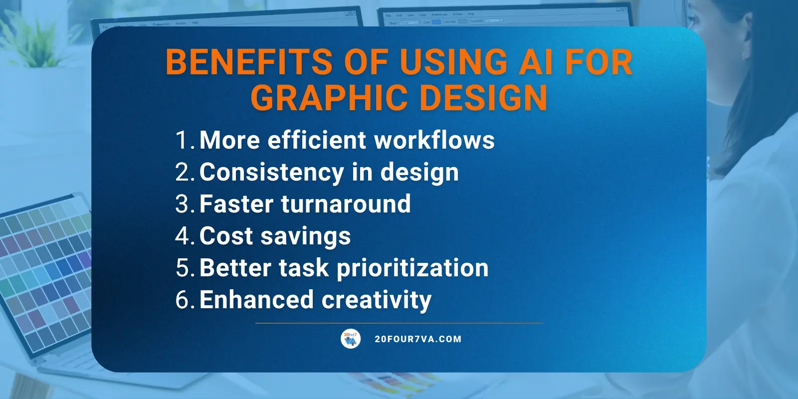 Benefits of using AI in graphic design