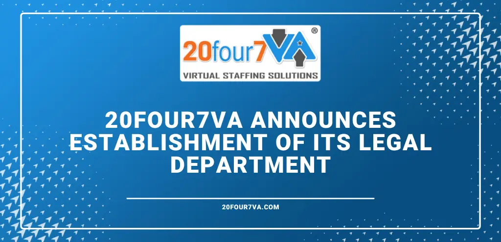 20four7VA announces the establishment of its Legal Department
