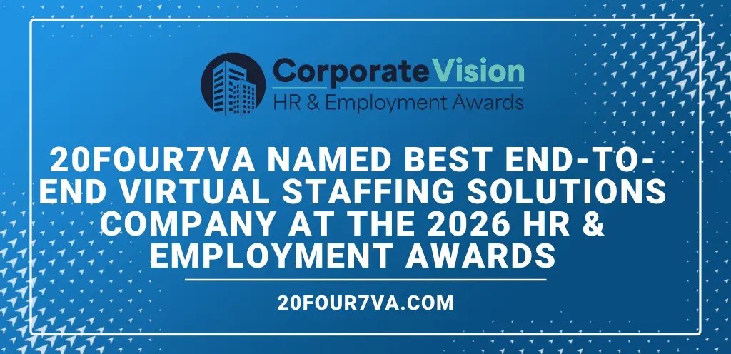 20four7VA named Best End-to-End Virtual Staffing Solutions Company at the 2026 HR & Employment Awards