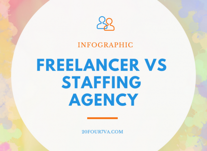 Where to Hire Your VA: Freelancer vs Staffing Company [Infographic]