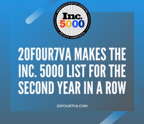 20four7VA Makes The Inc. 5000 List For The Second Year in a Row